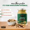 ORGURE - Satvik Protein Mix | Pure Blend of Nuts, Seeds and Spices | High in Protein, Fibre & Antioxidants | Plant-based | Healthy Snacking | Glass Jar | Pack of 500gm view 3