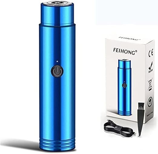 KANDPAND Mini Electric Shaver Portable Shaver Men And Women, Shaving Machine Pocket Beard Trimmer Electric Razor for Unisex, USB Rechargeable Multipurpose Hair Shavers for Face