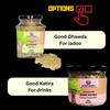 Indiana organic Gond katira | tragacanth Crystals | 100% Natural | badam Pisin Almond Gum - 200 gram | High Cooling Properties | Natural Superfood view 4