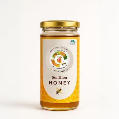 Annwen Traders Senthen Honey, 500 gram | 100% Pure & Natural Honey | No Added Sugar