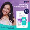 Seni Lady Premium maximum long Bladder Control Pads - 30 pcs, Fully Breathable | Travel Friendly | Incontinence Protection | Absorbent | Skin-Friendly | Discreet & Comfortable view 3