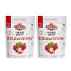 DELICIO Freeze Dried Strawberry  Pack of 2 (15g Each) | No Preservatives, No Added Sugar, Healthy Dried Fruit | 100% Natural, Vegan, Gluten Free Snack for Kids and Adults view 1
