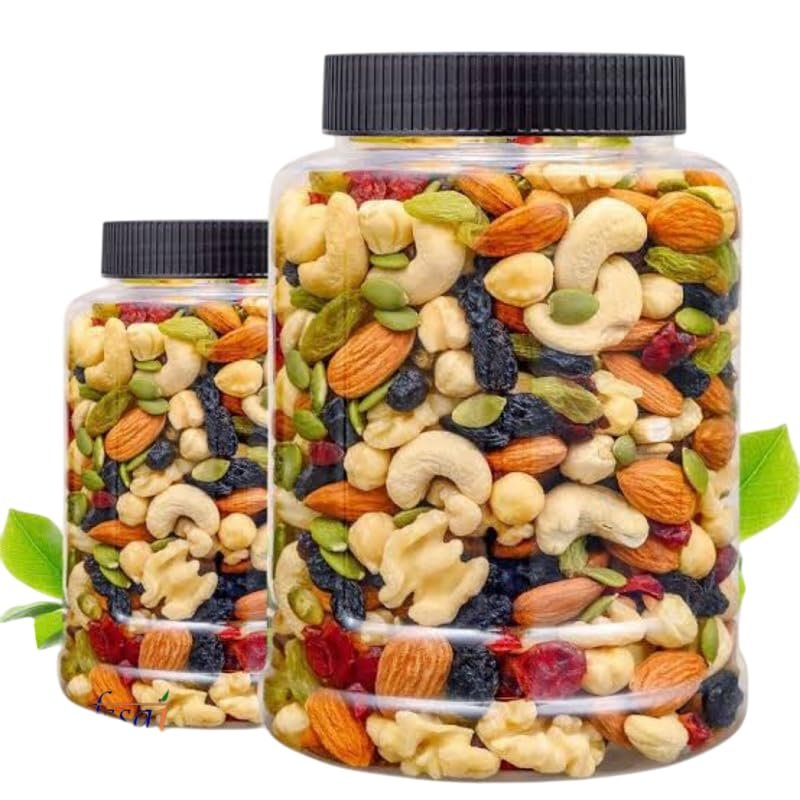 MR HERB Healthy Mix Dry Fruits and Nuts | Healthy for Every Occasion Dry Fruits Nuts | Almonds | Cashew | Black Raisins Healthy Snacks - 1kg