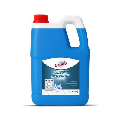 ORPITO Liquid Detergent Suitable for Top Load and Front Load Machine and Hand Wash, Eco Friendly, Natural for All Type of Clothes - 5 Liters
