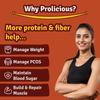 Prolicious 2X Protein Millet Dosa & Uttapam Mix| High Protein & High Fiber Breakfast | Plant based Protein | Just add water | 800 grams (400grams each, Pack of 2) view 4