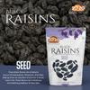 20-20 Dry Fruits Premium Afghani Black Raisins with seed 1000g (250 * 4)| Kali Kishmish | Kala Manuka Dry Fruit | Kali Draksh| Pack of 4 view 3