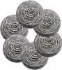 Hemshail Stainless Steel Wool Scrubber for Removing Tough Dirt,Steel Sponge Scourers Pad for Kitchens,Bathroom and More (6Pc) view 1