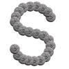 Hemshail Stainless Steel Wool Scrubber for Removing Tough Dirt,Steel Sponge Scourers Pad for Kitchens,Bathroom and More (24Pc) view 1
