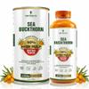 100% Pure & Sugar Free Himalayan Sea Buckthorn Juice 300ml | Rich in Vitamin C, Plant Based Vegan Omega 3 6 7 9 & Antioxidants | Original Sea Buckthorn Berry Pulp Supports Immunity, Skin Glow & Gut Health | Up to 50 Glass Juice view 1