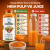 100% Pure & Sugar Free Himalayan Sea Buckthorn Juice 300ml | Rich in Vitamin C, Plant Based Vegan Omega 3 6 7 9 & Antioxidants | Original Sea Buckthorn Berry Pulp Supports Immunity, Skin Glow & Gut Health | Up to 50 Glass Juice view 2