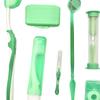 CALANDIS 2x8 Kit Orthodontic Set Oral Care Cleaning Protective Wax Brush Floss Green | Other Health Care Supplies | Health Care view 3