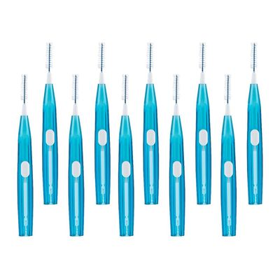 CALANDIS 10Pcs Push-Pull Interdental Brush Toothpick Floss Teeth Cleaner Oral Care | Dental Floss & Flossers | Oral Care