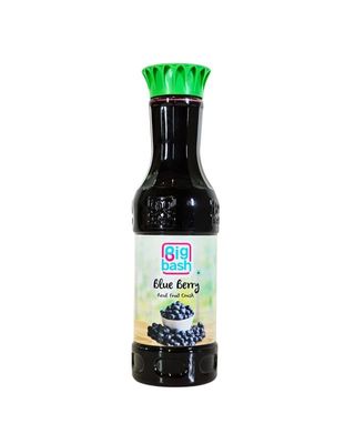 Big bash Real Fruit Blueberry Crush Concentrated | Gluten free | 100% Vegan & Low fat |A perfect drink for house parties - 750 ml