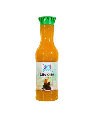 Big bash Real Fruit Butterscotch Crush Concentrated | Gluten free | 100% Vegan & Low fat |A perfect drink for house parties - 750 ml