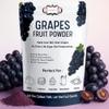 Confect Grapes Fruit Powder | Pure & Natural Fruit Powder for Smoothies, Baking, Beverages, Juices, Tea & DIY Recipes | Vegan, Gluten-Free, No Added Sugar  100 Gms view 1
