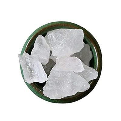 BRIGHT BLOOM Alum Stone For Skin Fitkari - White Crystal Stones - For Skin Tightening And Glowing Skin - Phitkari - Firkiri Alum Stone - (400 GM)