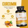 4us Lifecare Curcumin With Black pepper, Turmeric it Helps Reduce Inflammation and Pain | Ultra Potent for Men & Women - 60 Veg Capsule view 4