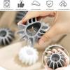 GREEN WHITE 10 Pcs Reusable Silicone Balls for Washing Machine - Silicone Magic balls for Clothes and Hair Cleaning, Non-Electric, Wash and Dry Laundry Care, Anti-Tangle Cleaning (10) view 3