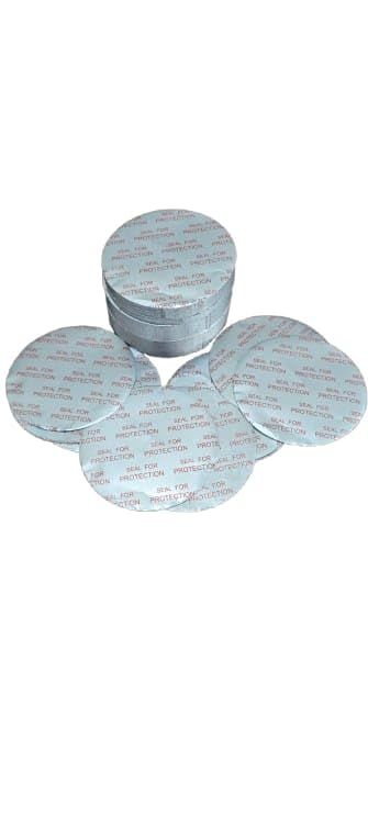 Bk Enterprises Blister (Pet Jar) Foil Seal Airtight Leak-proof Cap Liners Secure Sealing Strong Adhesive Bond Suitable (1000, BLISTER FOIL SEAL_ 110MM_ Pack of 1000, Round, 110, Milliliters)