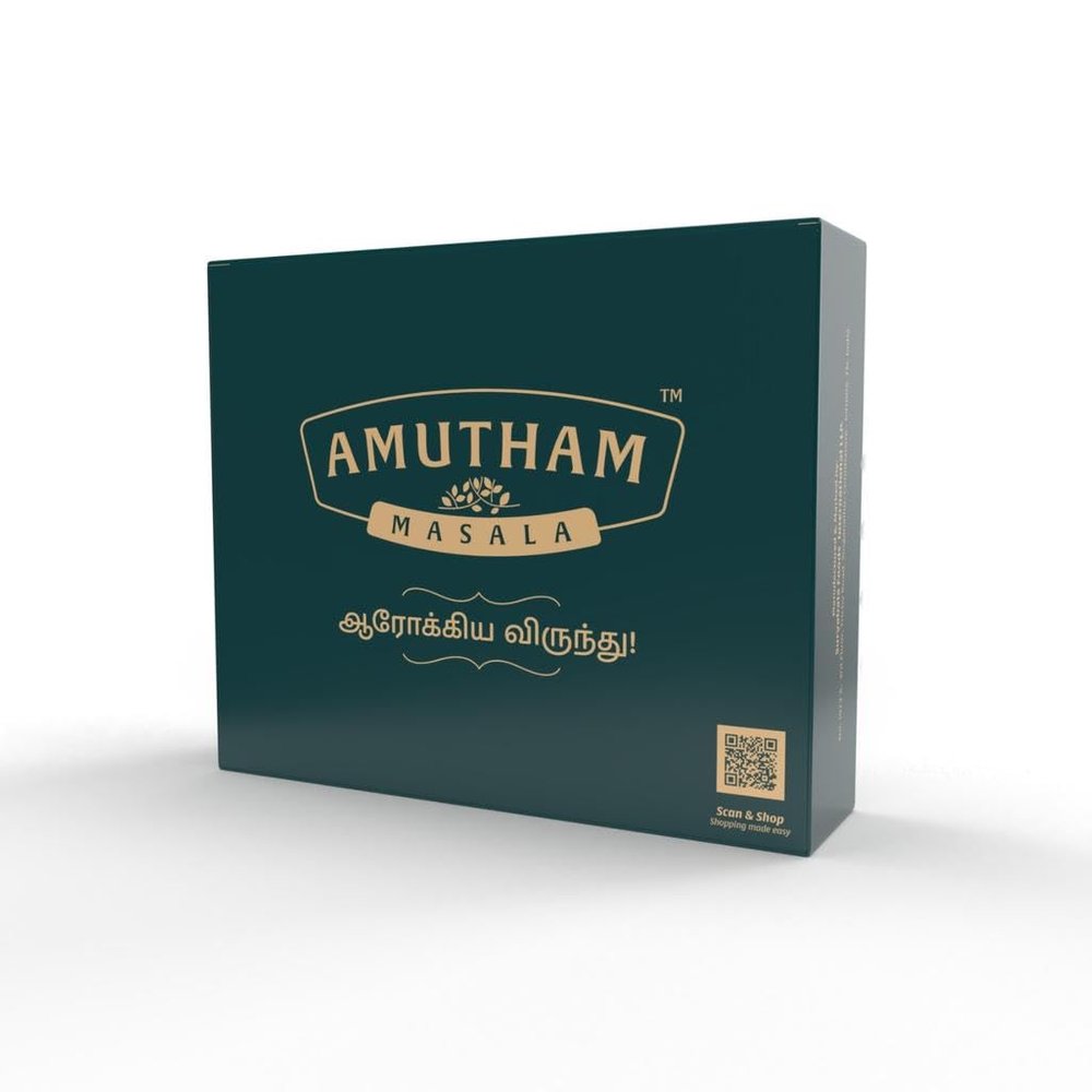 25 Variety of pack - Amutham Masala - Pure Spices, Blended Spices and Instand Rice Powders - Each 50g Pack Box