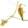 EDMIRIA Twisted Cone Metal Pendulum Dowsing & Divination Tool for Chakra Healing, Reiki & Energy Work (Gold) view 3
