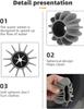 SITSRA Laundry for Washing Machine Reusable Scrubbing Balls Cleaning and Carel to Prevent Wrinkling and Tangling of Clothes Silicone Dryer Washer Big 10 PCS view 2