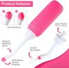 COOFANDY 500ML Bidet Portable, Bidet Spray for Travel with Angled 2 Nozzle, Retractable Handheld Spray Portable of Anti-Slip, Perineal Clean Childbirth Cleaner Outdoor with Travel Bag (Pink) view 2