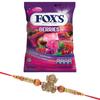 Fox's Crystal Clear Berries Candy Pouch | Beautiful Bal Ganesh Rakhi for Your Lovely Brother | 50 view 1