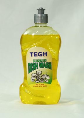 TEGH Liquid Dish Wash with Lemon, Antibacterial Formula, 500ml