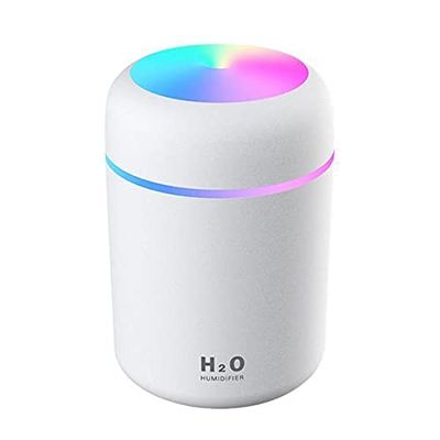 5xUSB Essential Oil Diffuser Portable Mini Air Humidifier Auto Shut Off White| Room Humidifier | Aroma Diffuser | Portable Humidifier
