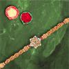Loyka Almond Brittle Gold with Veera Rakhi for Brother | Raksha Bandhan Gift Hamper for Brother | 3 view 2