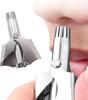 Dustex Manual Nose Hair Trimmer Painless Nose Hair Remover For Men Nasal Hair Trimmer For Women Easy to Use Nasal Hair Cutter NPortable Nasal Trimmer - Stainless Steel (01) view 1