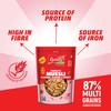 Kwality Muesli  Almond, Raisins & Honey 750g | 87% Multi Grains | High-Fibre, Protein-Rich Multigrain Breakfast Cereal with Rolled Oats, Crunchy Nuts & Natural Honey, No Preservatives view 4