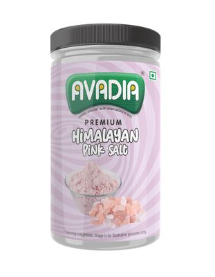 Avadia Himalayan Pink Salt 500 gm Pet Jar
