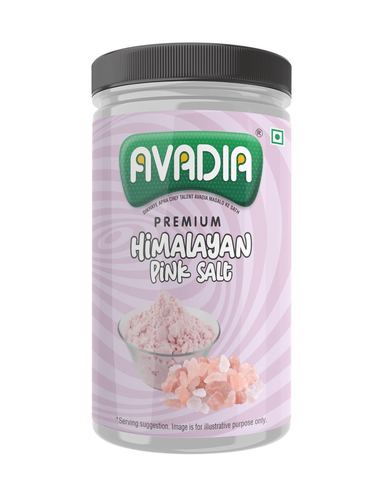 Avadia Himalayan Pink Salt 500 gm Pet Jar