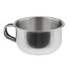 CALANDIS Stainless Steel Men's Shaving Mug Bowl Men Barber Beard Soap Mug Cup + Handle for Shave Brush | Shaving Brushes & Mugs view 1