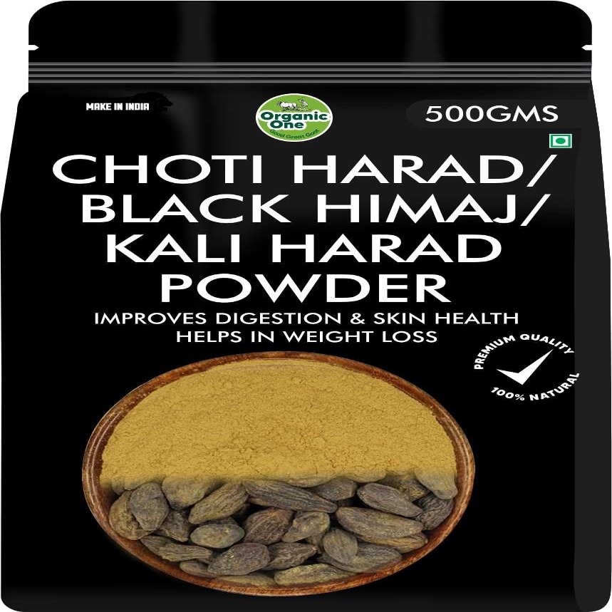 Choti Harad Powder 500 Gms | Kali Harad | Organic Black Himej | Myrobalan | Terminalia Chebula |