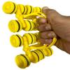 16-Wheel Magnetic Body Massager, Yellow, Muscle Pain Relief Roller view 1