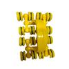 16-Wheel Magnetic Body Massager, Yellow, Muscle Pain Relief Roller view 2