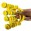 16-Wheel Magnetic Body Massager, Yellow, Muscle Pain Relief Roller view 3