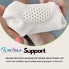 ADTALA Professional Moisturizing Silicone Gel Socks with Arch Support, One Size Dry Crack Feet Treatment for Women or Men, Hydrating Spa Socks for Dry Feet Heel Repair, One Reusable Pair, white view 2