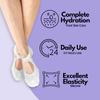 ADTALA Professional Moisturizing Silicone Gel Socks with Arch Support, One Size Dry Crack Feet Treatment for Women or Men, Hydrating Spa Socks for Dry Feet Heel Repair, One Reusable Pair, white view 4