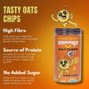 Snaaqz Beetroot Masala Chips, Peri Peri Oat Chips Combo | Pack of 2 | 150g Each | High Protein | Baked & Crunchy | Natural Ingredients | Low Calorie | Healthy Vegetable & Oat Chips for All Ages view 4