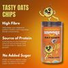 Snaaqz Millet Chips Combo | Peri Peri Oat & Ragi Masala | Pack of 2 | 150g Each | High Protein | Baked & Crunchy | Natural Ingredients | Low Calorie | Healthy Snacks for Adults & Kids view 3