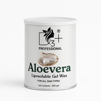 D3+ Blueberry Liposoluble Wax for Sensitive Skin with Moisturising Properties, 800 ml (Medium, Aloevera)