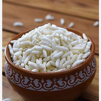 DASNATH- AGSK-Mooori Puffed Rice Murmura, Organic Vegan Snack, Traditional Bihari Muri Bhel, 500g