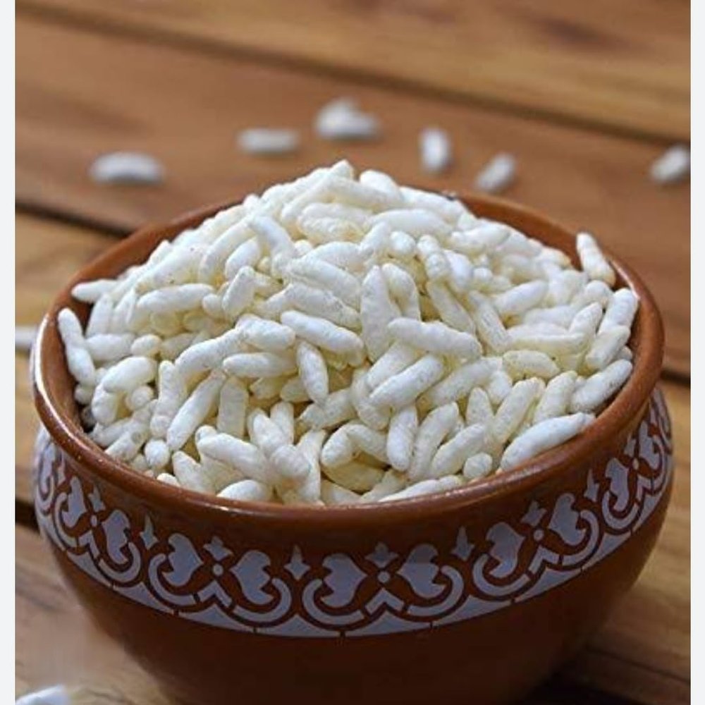 DASNATH- AGSK-Mooori Puffed Rice Murmura, Organic Vegan Snack, Traditional Bihari Muri Bhel, 500g