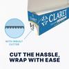 Claret 2 in 1 Aluminium Foil and Butter Paper Roll for Kitchen Wrapping | 9+2 Meters | Food Grade Non-Stick Sheet for Roti, Lunch Box, and Baking (Pack of 3) view 3