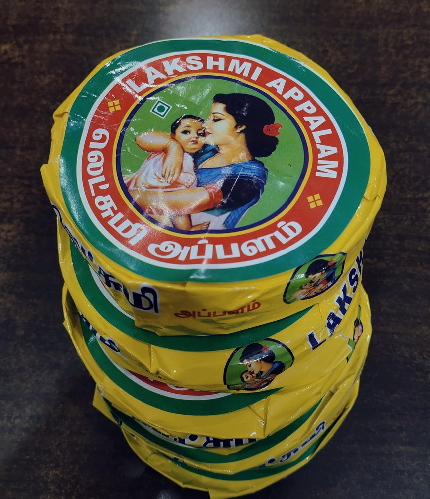 Appalam papad (500 gms Packet) 100grms * 5 packs Lakshmi papad snaks
