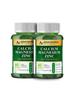 Adhyaveda Organic Calcium, Magnesium, Zinc with Vitamin D3 & B12 | High Potency 1000mg Formula | 120 Veg Tablets | Joint Flexibility, Bone Density & Muscle Support | Unisex Wellness Pack view 1